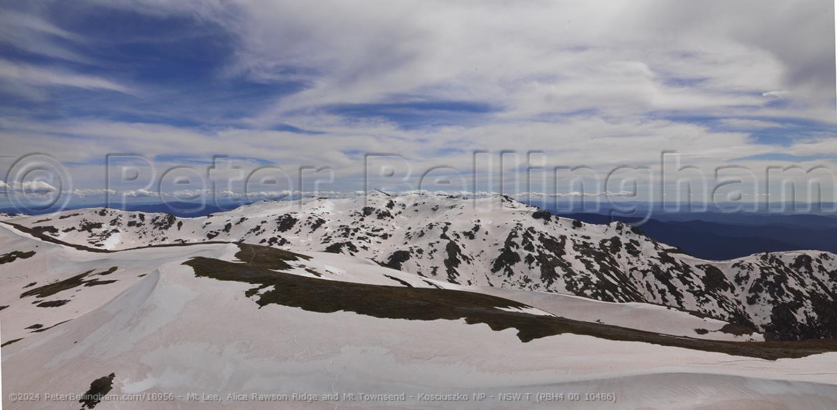 Peter Bellingham Photography Mt Lee, Alice Rawson Ridge and Mt Townsend - Kosciuszko NP - NSW T (PBH4 00 10486)